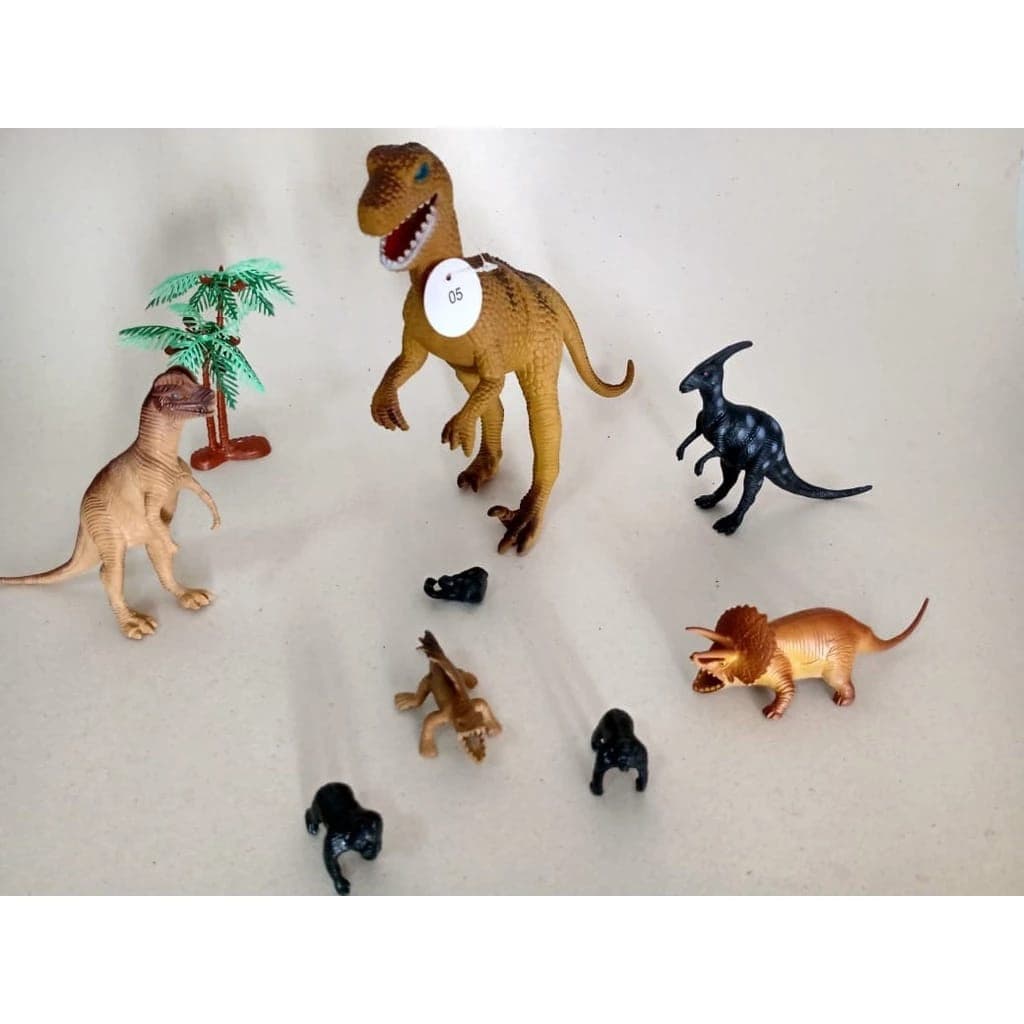 Brinquedo Kit Coleção Brinquedo Dinossauro Tiranossauro Rex - Dino Word