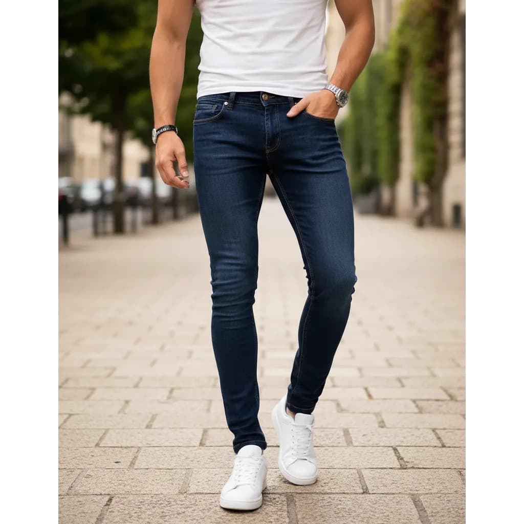 Calça Jeans Masculina Skinny