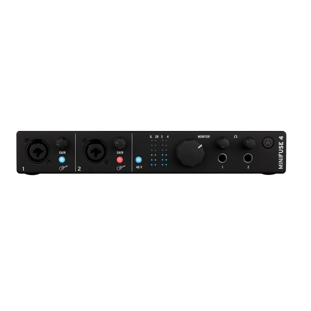 Interface de Áudio USB-C Arturia Minifuse 4 Preto