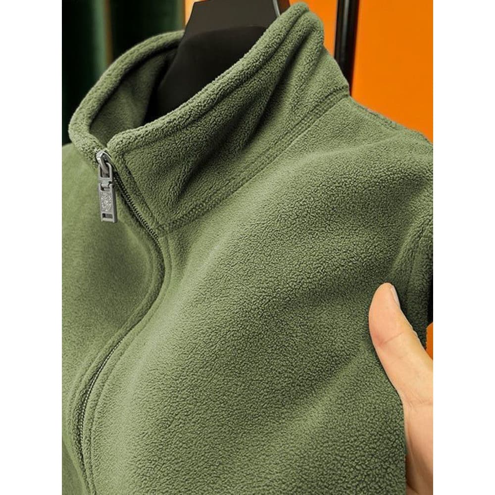 Comércio exterior corte etiqueta Polar velo colete masculino outono inverno forro de lã engrossado dupla face austríaco