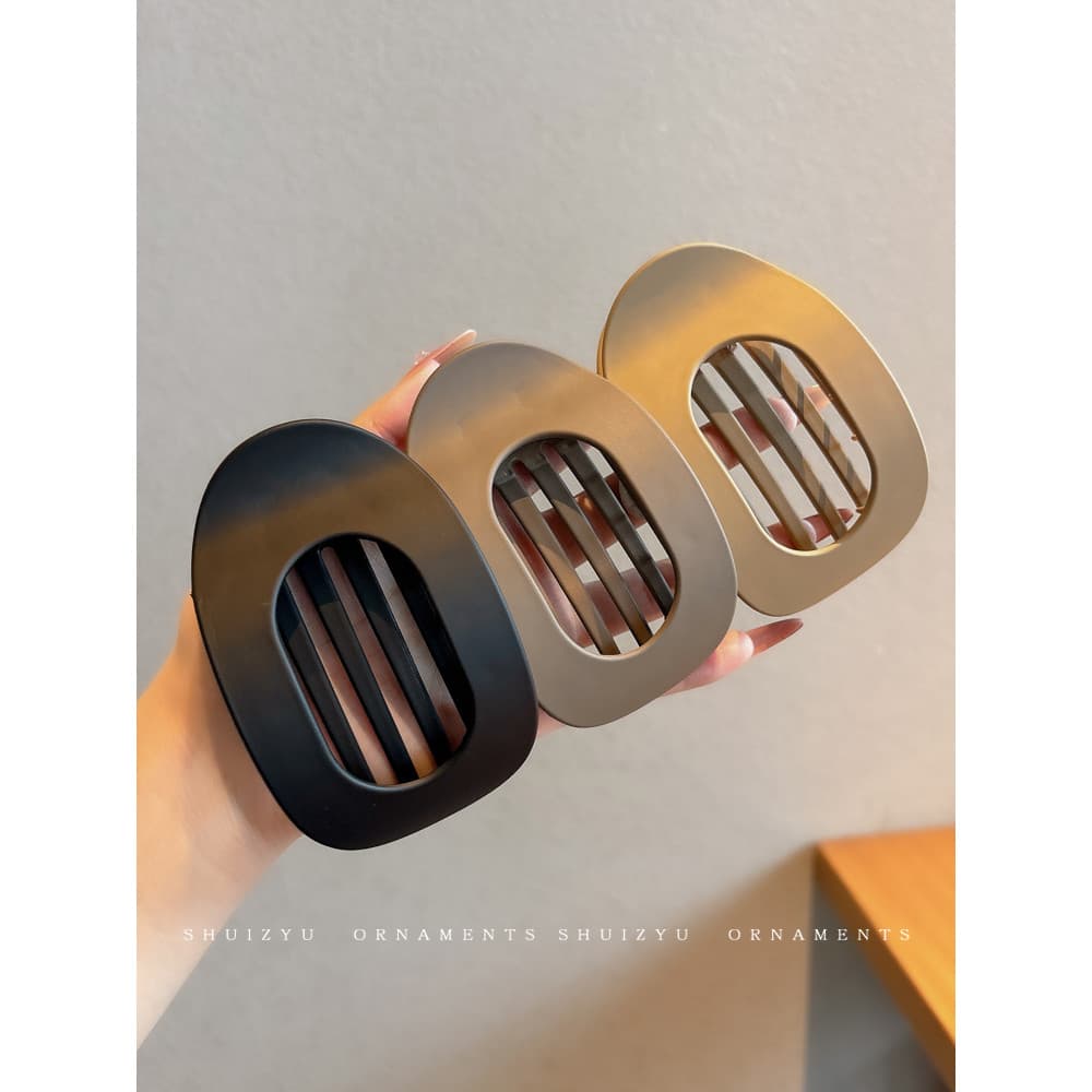 Simples fosco High-End grampo de cabelo outono inverno feminino 2025 novo estilo Hairpin volta cabeça temperamento Grab