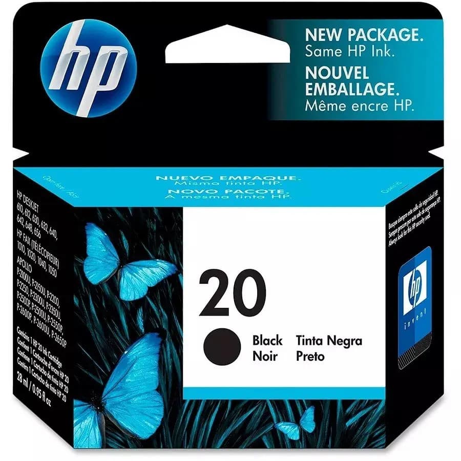 Cartucho Hp 20 C6614d Black | 610 | 1010 | P2100u
