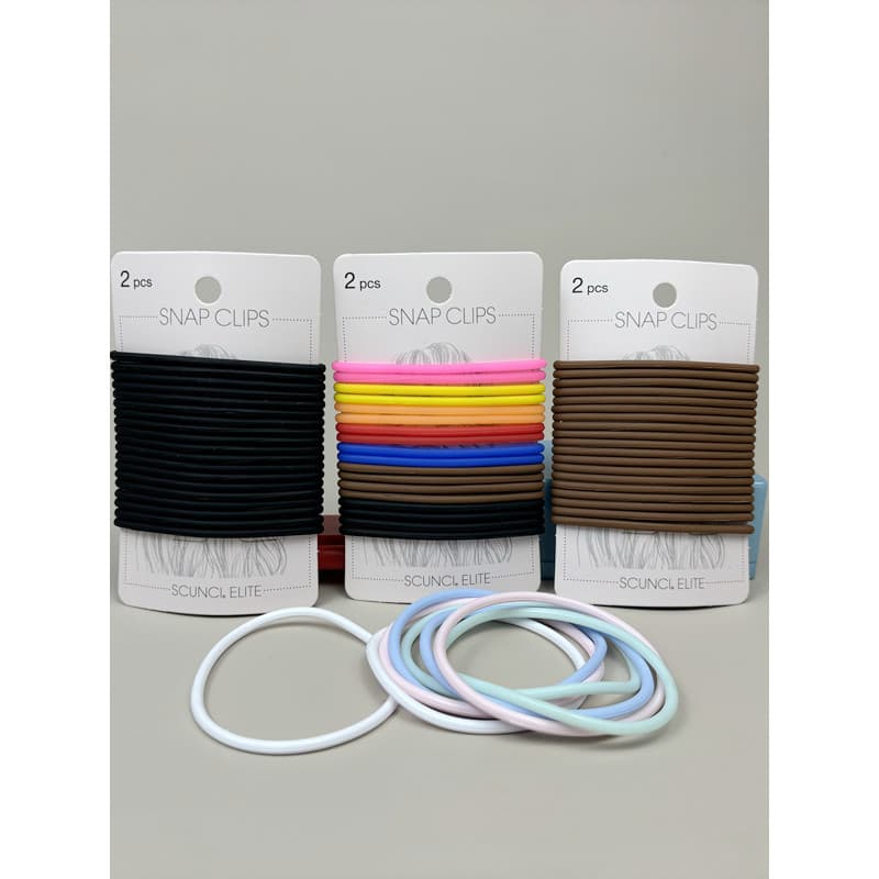 G GB1 Todo o Silicone antiderrapante laço de cabelo rabo de cavalo elástico de borracha esportes laço de cabelo marrom 1