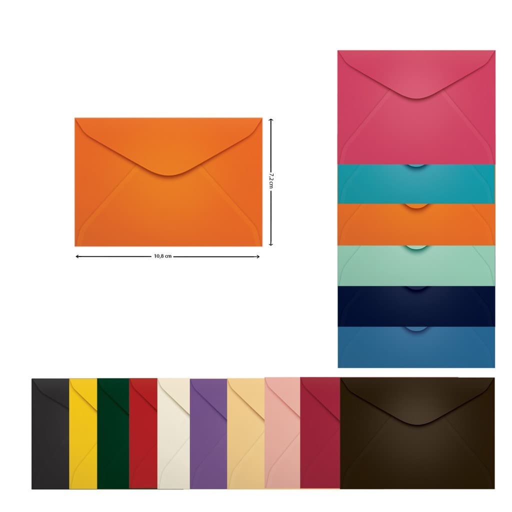 Envelope Visita 072x108 mm Scrity 100 Unidades