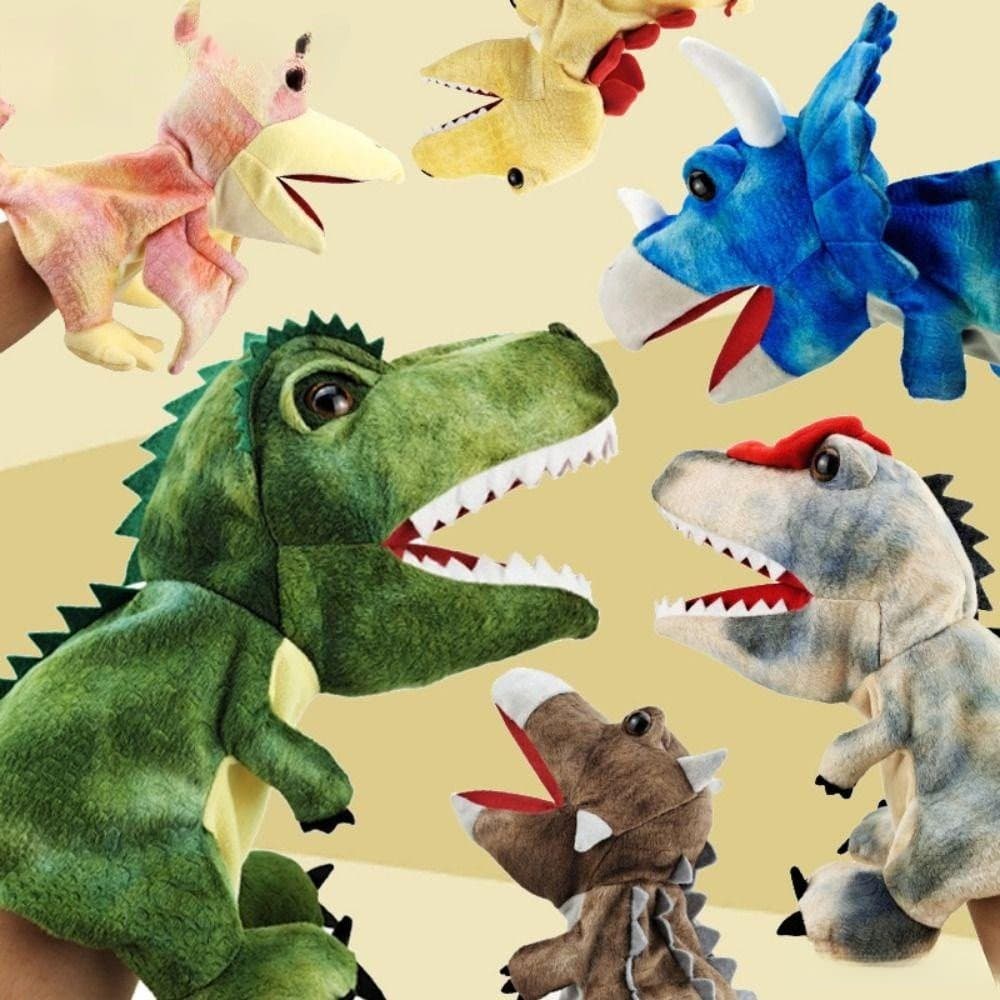 ARTOF Fantoches De Mão De Dinossauro De Pelúcia Brinquedos Educativos Para Crianças Presentes Criativos E Macios