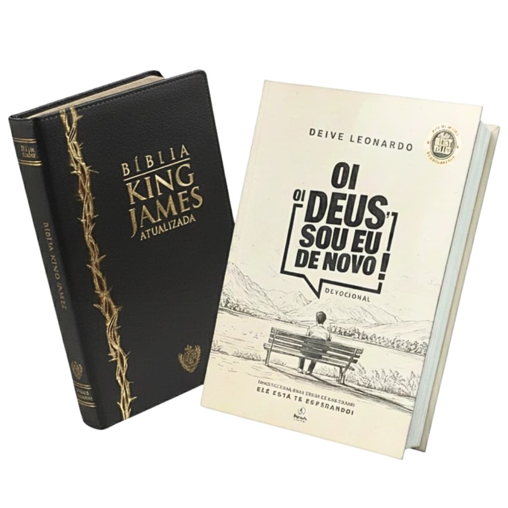 Kit Devocional Oi Deus Sou Eu De Novo Deive Leonardo E Biblia King James