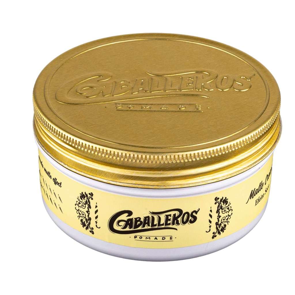 Pomada Modeladora Caballeros The Boss Efeito Matte Fixação Forte Longa Duração 100g