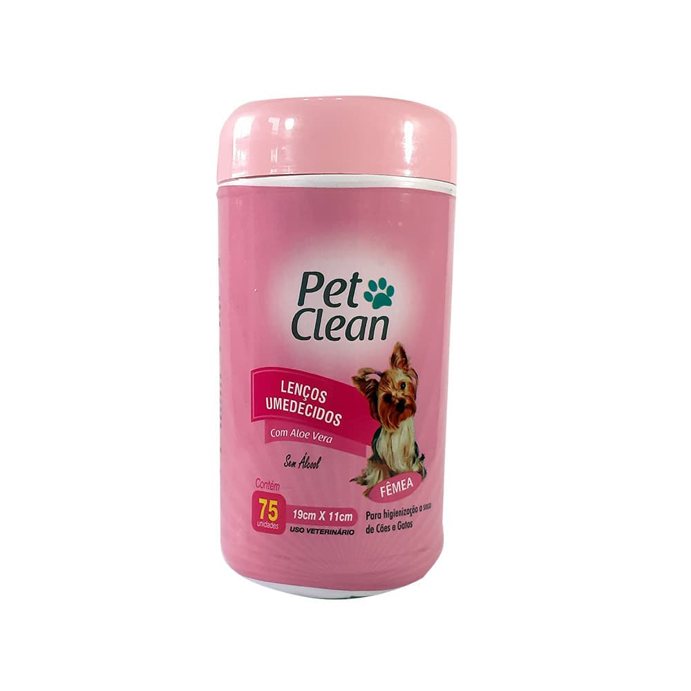 LENCO UMEDECIDOS FEMEA  PET CLEAN