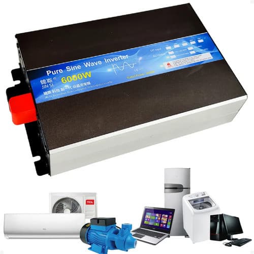 Inversor De Tensão Onda Senoidal Pura 6000w 24v 110v 127v