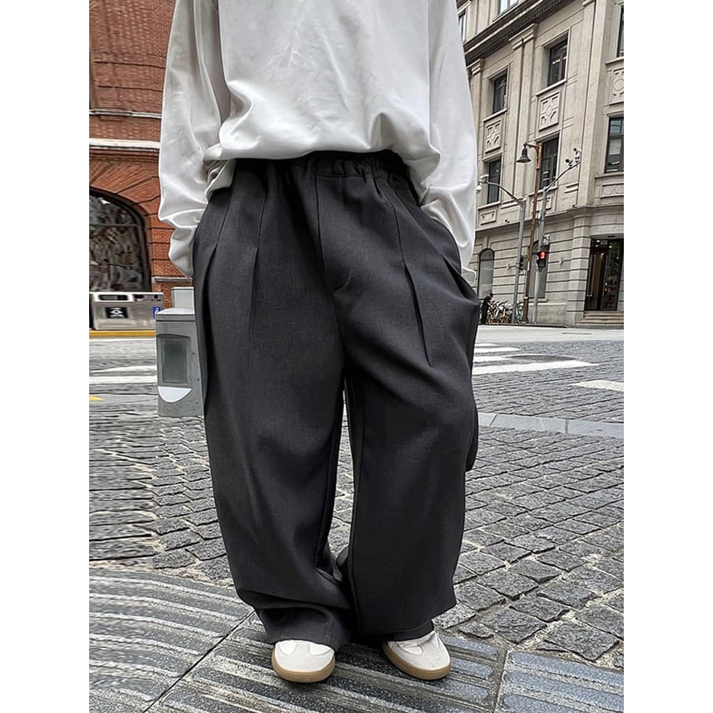 Chá mãe roupas infantis 2025 primavera outono novo estilo meninos versão coreana calças cinza bebê Casual All-Match calç
