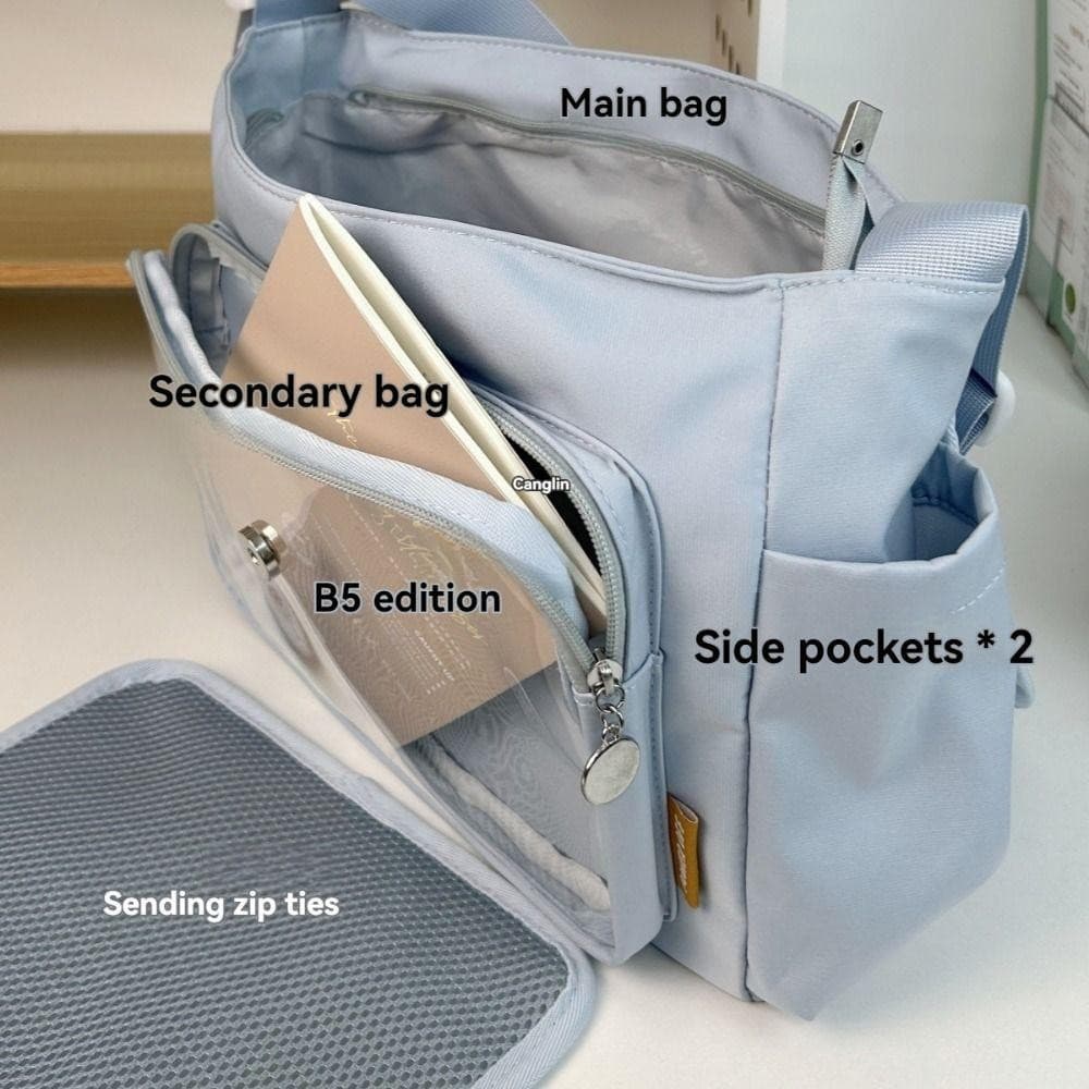 Bolsa Crossbody Transparente YEE , Leve JK Ita Y2K , Bolsas Escolares Japonesas Harajuku Para Meninas Adolescentes