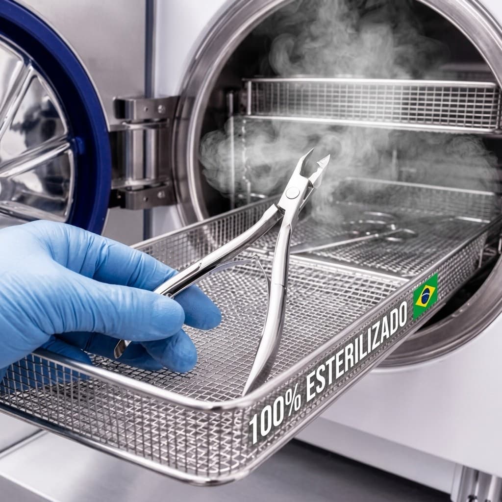 Alicate Profissional Para Unhas Original Em Aço Inox Removedor De Cutícula Super Afiado Melhor Custo Benefício