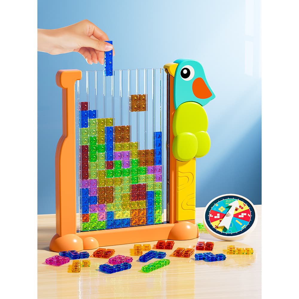 Tetris brinquedos blocos de construção inteligência quebra-cabeças crianças 2-3 anos de idade quebra-cabeça meninas dese