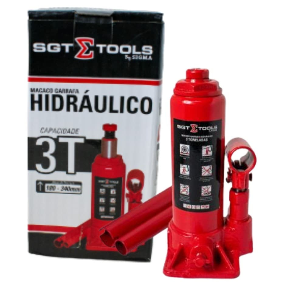 Macaco Garrafa Hidráulico 3 Toneladas 0706220103 | Sigma Tools