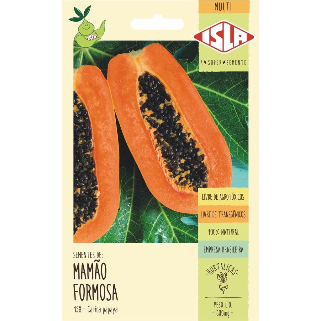 Sementes de Mamão Formosa