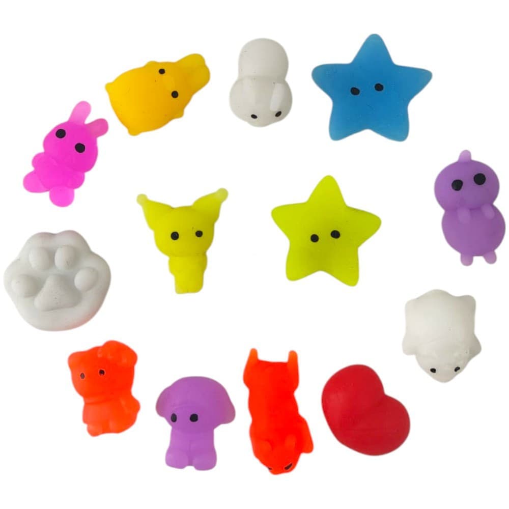 40 pçs Squishy Mochi Bichinho Macio De Apertar Pop It Fidget Super