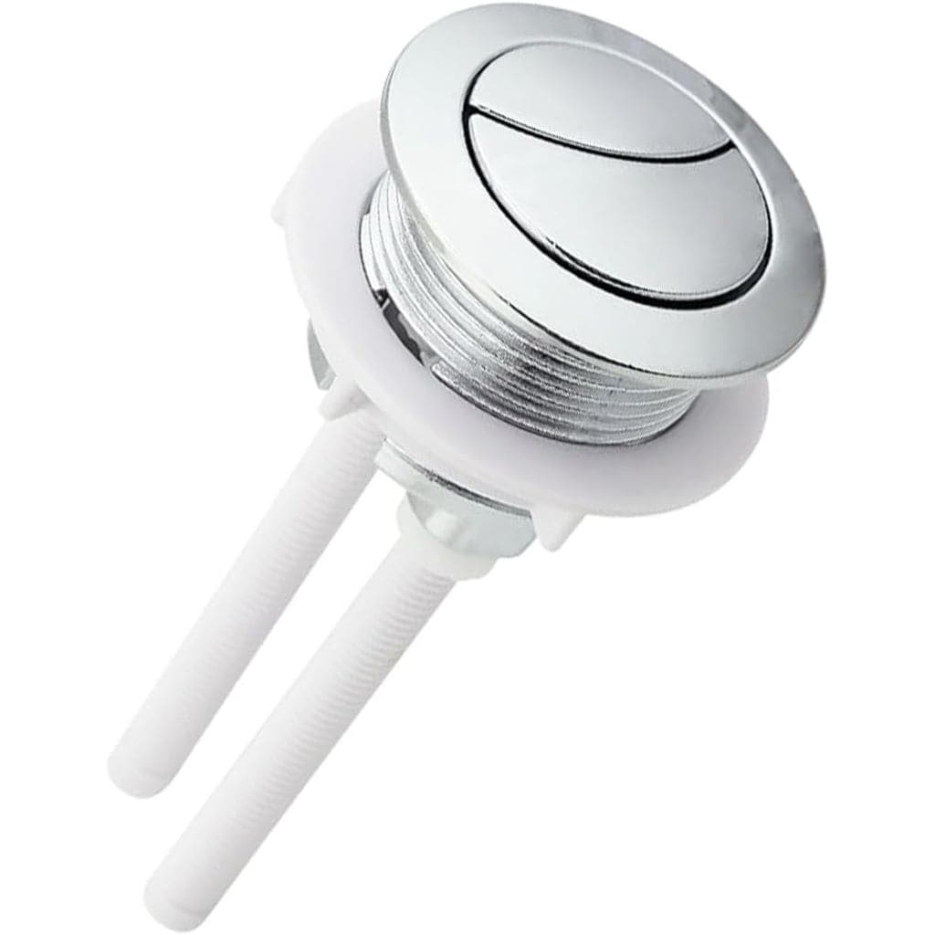 Botão de descarga de tanque de vaso sanitário de 38mm/1,5" com rosca de diâmetro duplo, botão de descarga ajustável, com