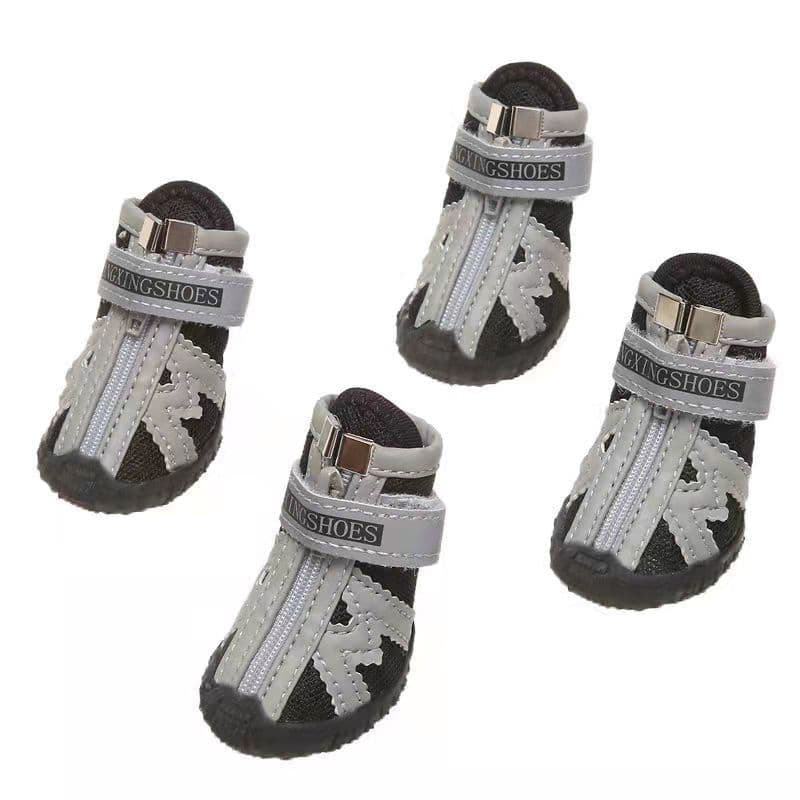 Sapatos para cães de estimação, resistentes ao desgaste e respiráveis, para caminhadas ao ar livre, para cães pequenos.