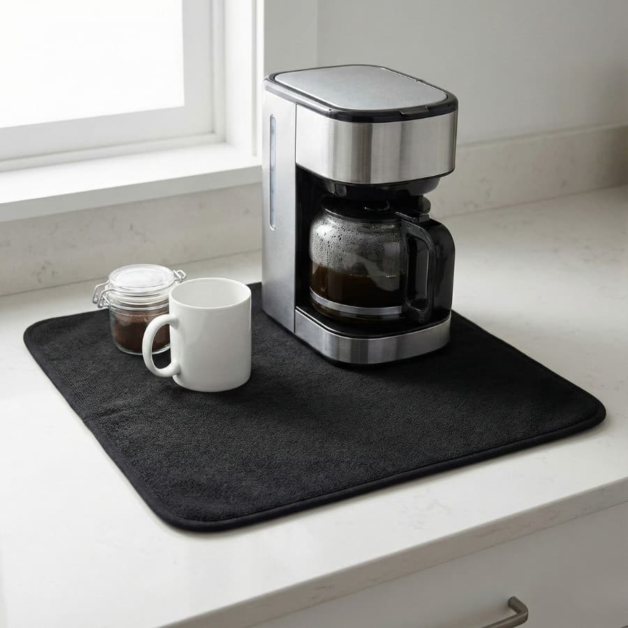 1 Unidade de Tapete Escorredor para Cozinha, Bancadas, Pias, Taças, Copos e Cafeteira | Tavla