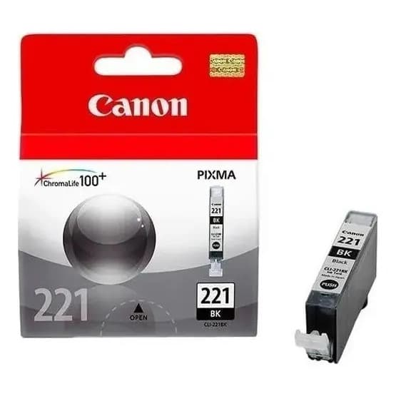 Cartucho Canon Cli221 Bk Pixma Genuino