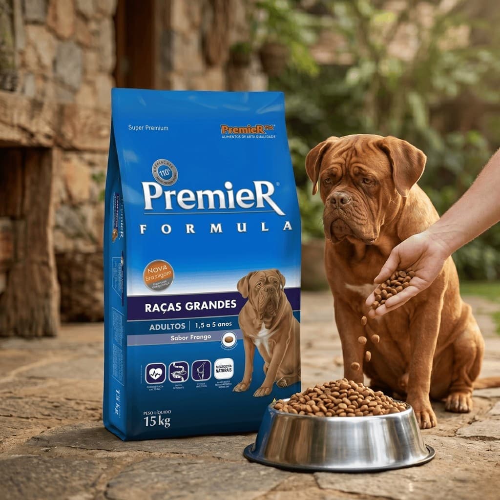 Premier Ração Formula Adulto Raças Grandes Frango 15kg
