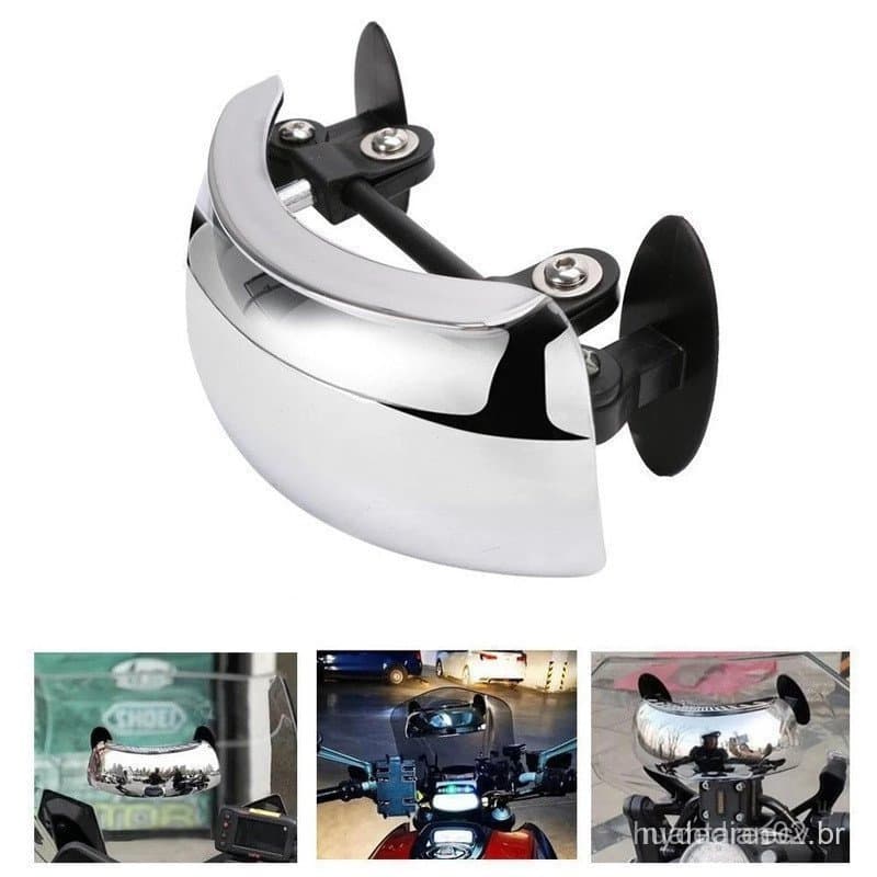 (Moto 180 Graus Cego Ponto Espelho Grande Angular Espelhos Retrovisores) (Piloto Retrovisor Acessórios Para Bmw 1200gs)