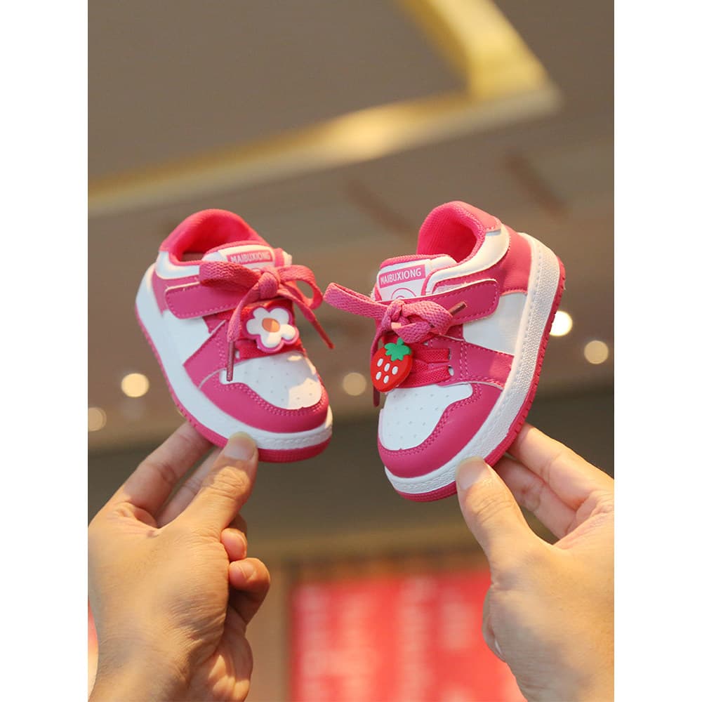Crianças da criança sapatos primavera bebê esportes sapatos de sola macia meninas tênis meninos Anti-deslizamento sapato