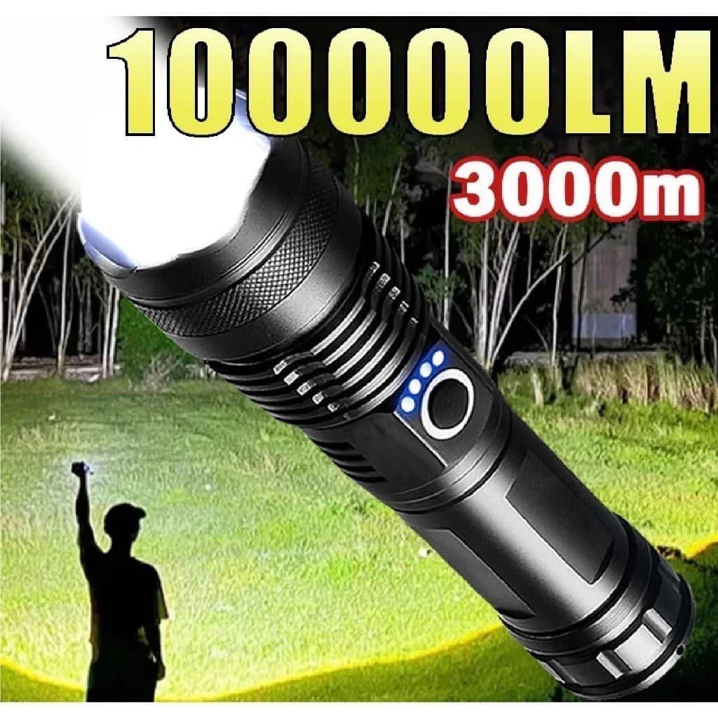 Lanterna Tática T9 /P90 Ultra Potente - Mais Forte do Mercado Adquira aqui