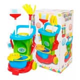Carrinho de Limpeza Cleaning Trolley Infantil com Acessórios Brinquedo