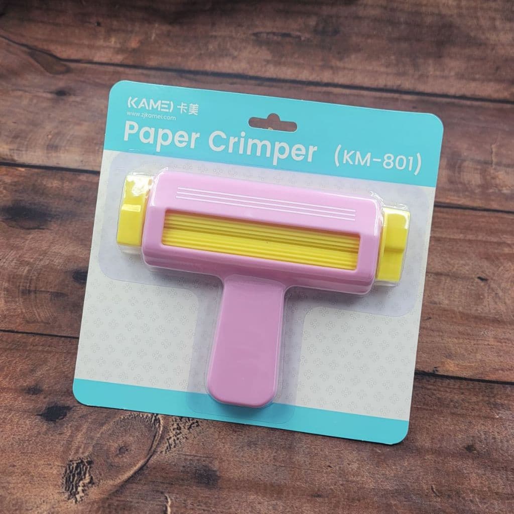 Crimpador De Papel De 1 Peça Para Artesanato Artesanal , Perfeito Corte De Folha De Alumínio , Papelão E Cera