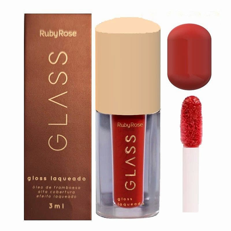 GLOSS VERMELHO LAQUEADO BG04 GLASS RUBYROSE