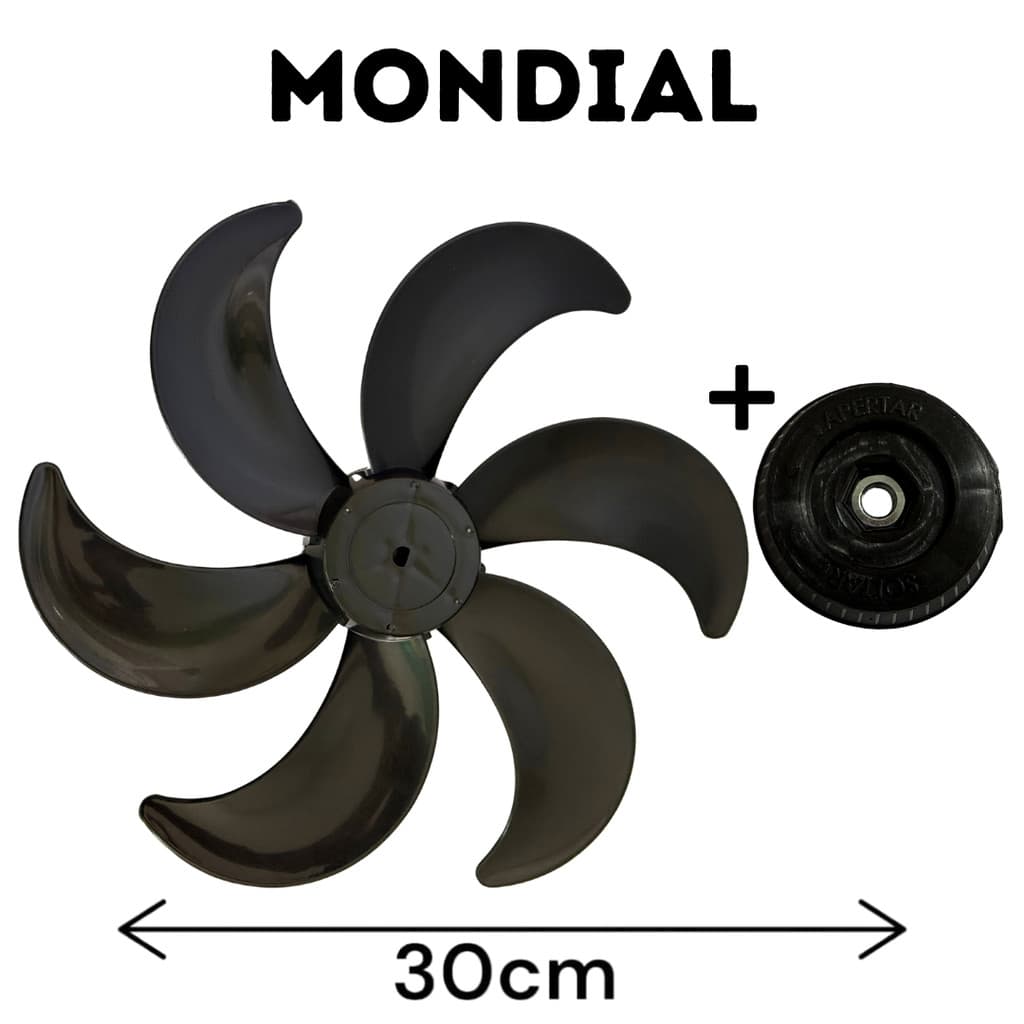 Helice para ventilador Mondial + Trava de seguranca