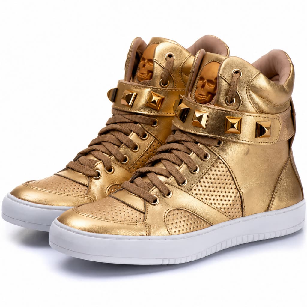 Tênis Botinha Academia Feminino Couro Cano Alto Treino Musculação Sneaker