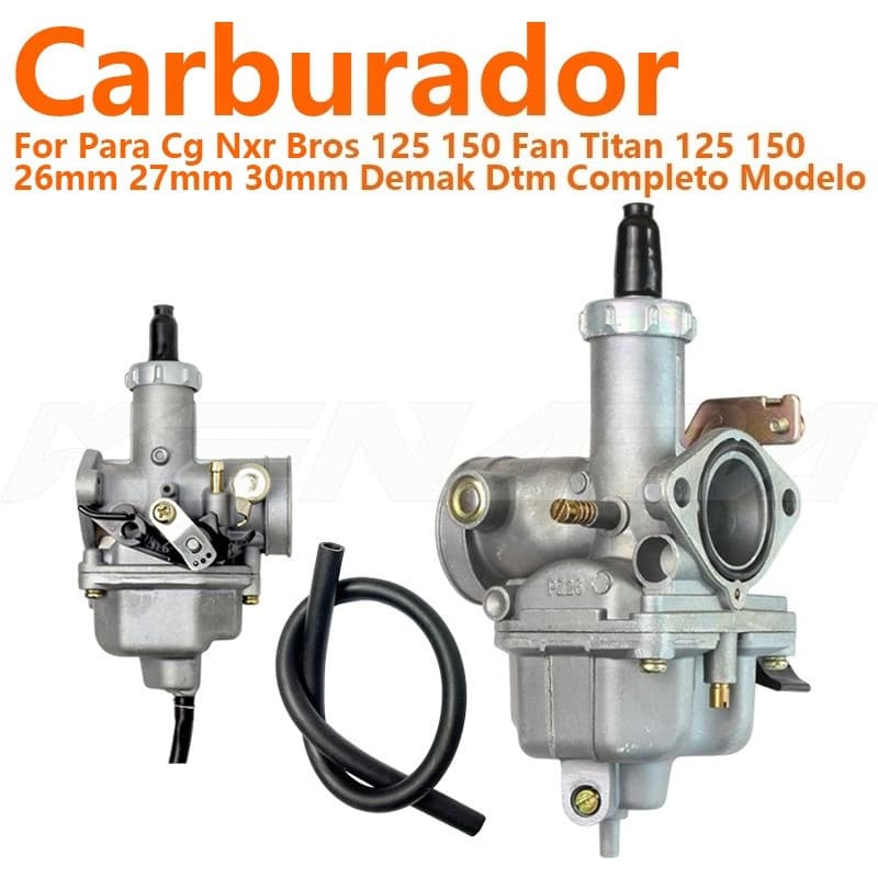 Carburador ATV Para Motocicleta CG125 CG150 TXM155 ATC200X AKT150 PZ27 27mm