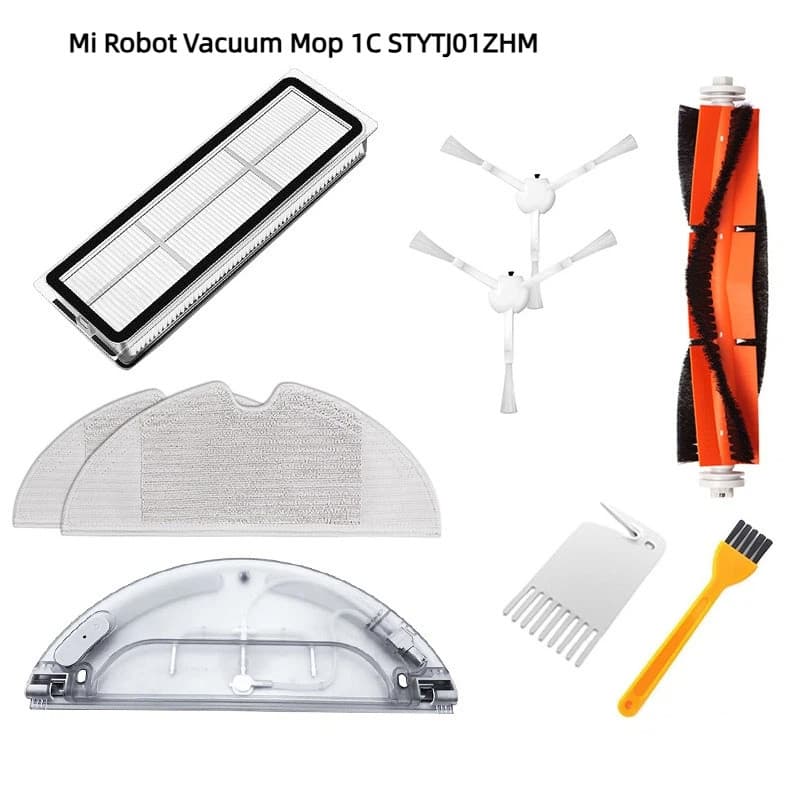 Para Xiaomi Mi Robot Vacuum Mop Robô Aspirador Mijia 1C STYTJ01ZHM Limpador Principal Escova Lateral Filtro Esfregão