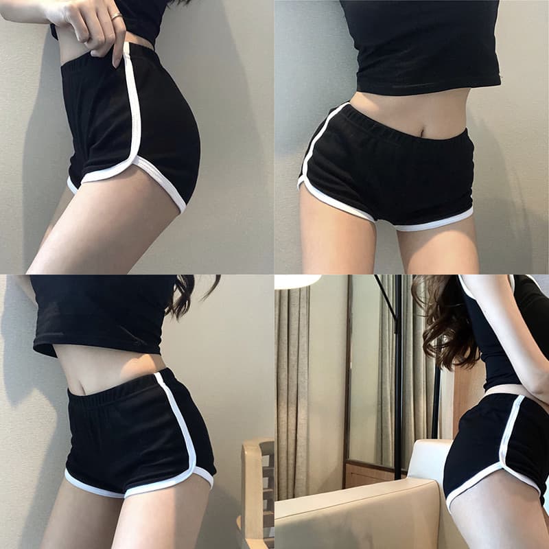 Verão fino magro quente menina Super Shorts mais magro olhar All-Match pequeno exterior usar calças esportivas casuais p