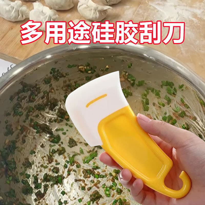 Enchimento de espátula de Silicone pote bolinho enchimento placa vegetal espátula pote de lavagem pratos antiaderente po