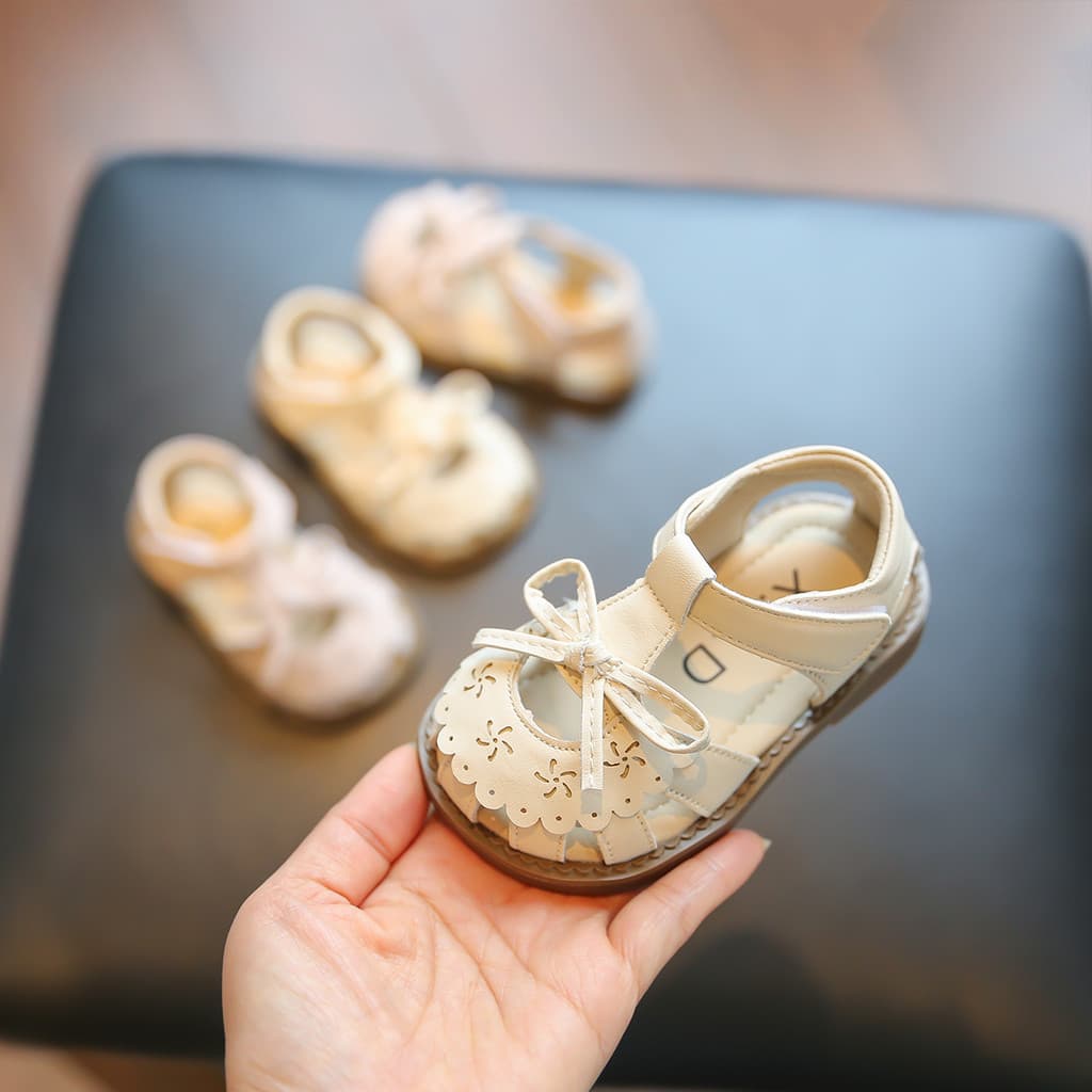 Little Walkpoint Sandálias para bebês meninas, sapatos de princesa para crianças pequenas, sapatos de verão com sola mac