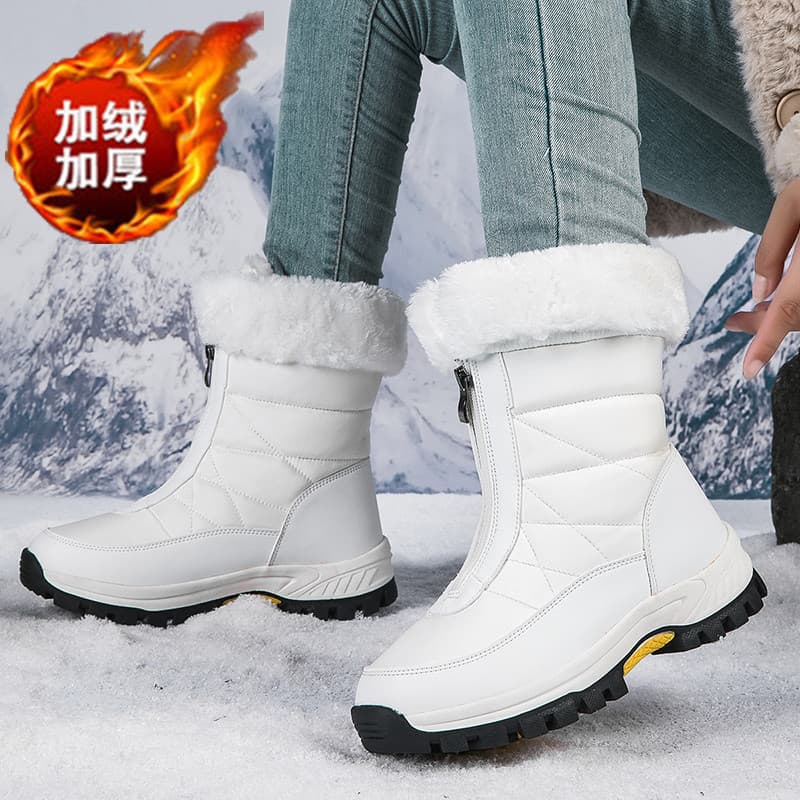 W inverno Beaimeng sapatos femininos de couro à prova dwaterproof água tênis de alta qualidade forro de lã sapatos de al