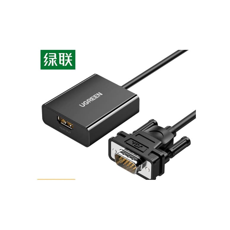 Conversor Lvlian 50945 CM513 vga para HDMI com áudio VGA macho para HDMI 60814