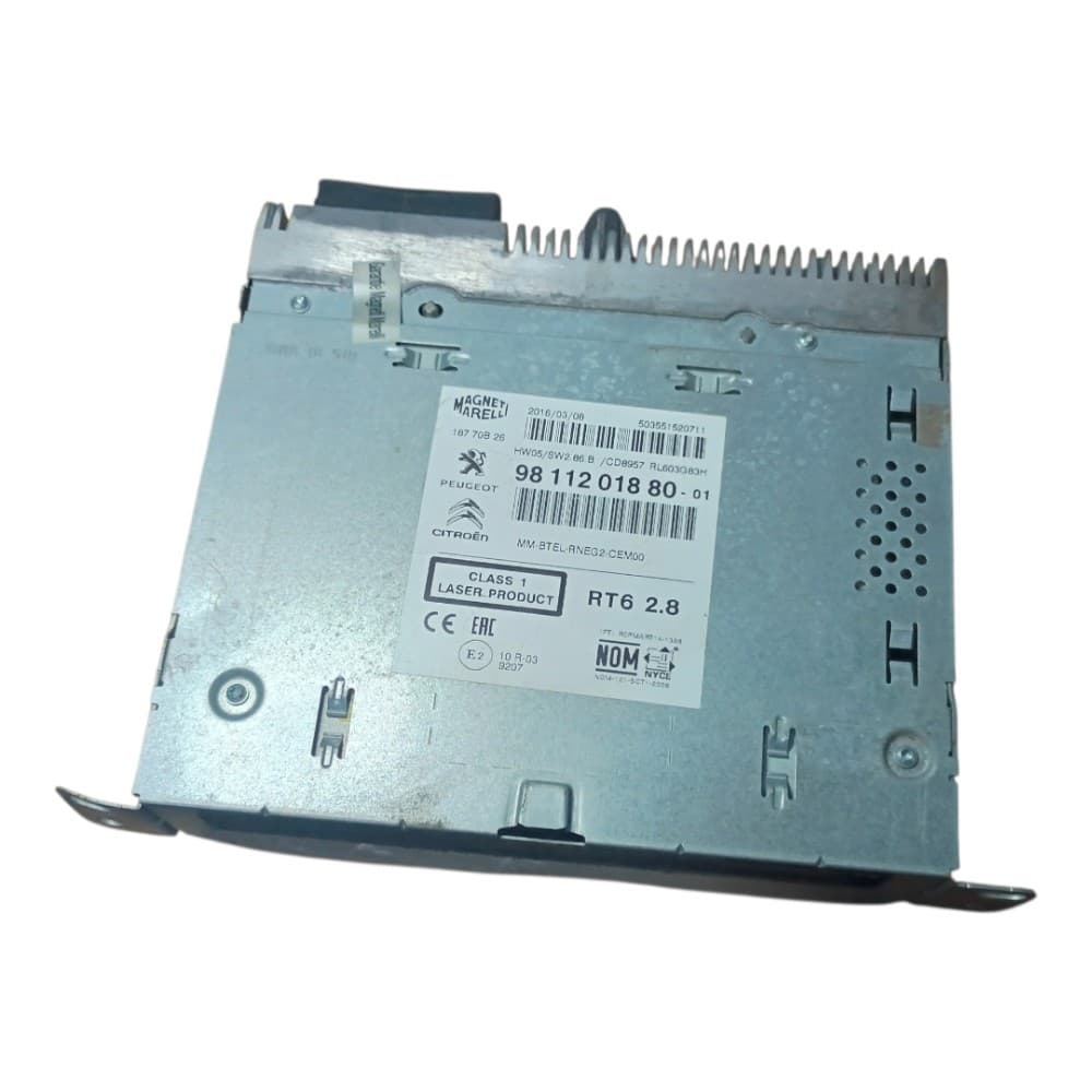 Módulo Som Citroen C4 Lounge 2015/2017 Original 9811201880 Prata