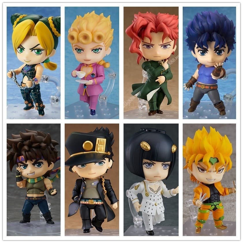 Nendoroid/Co-Coco/JOJO's Bizarre Adventure/Nendoroid/Kakyou/Nobanobu Nozaki/Kishibibi/Dio Bianco/Jotaro Kujo/Decorações
