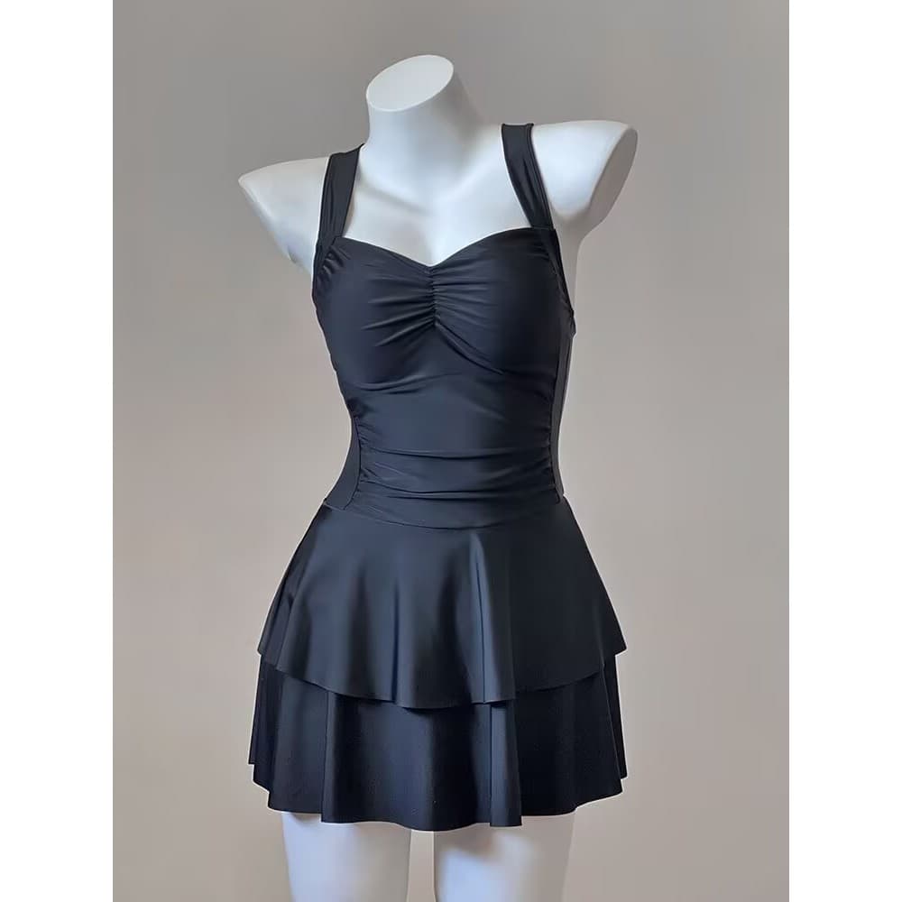 Novo estilo maiô feminino conservador capa barriga mais magro olhar Super elástico de secagem rápida High-End coreano in