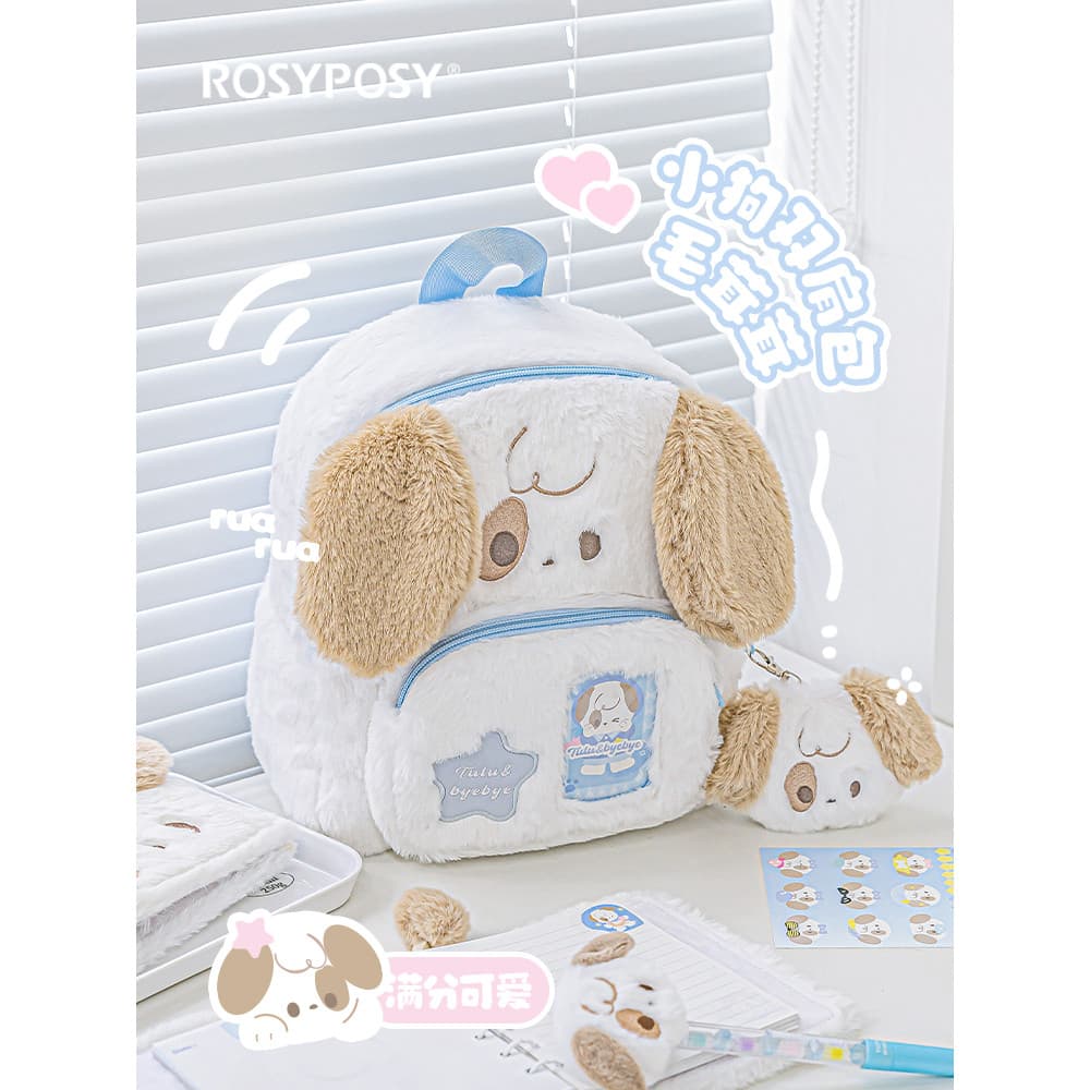 Além de mochila de pelúcia meninas novo estilo mochila saco de escola viagem luz moda bonito estudante Commuter saco