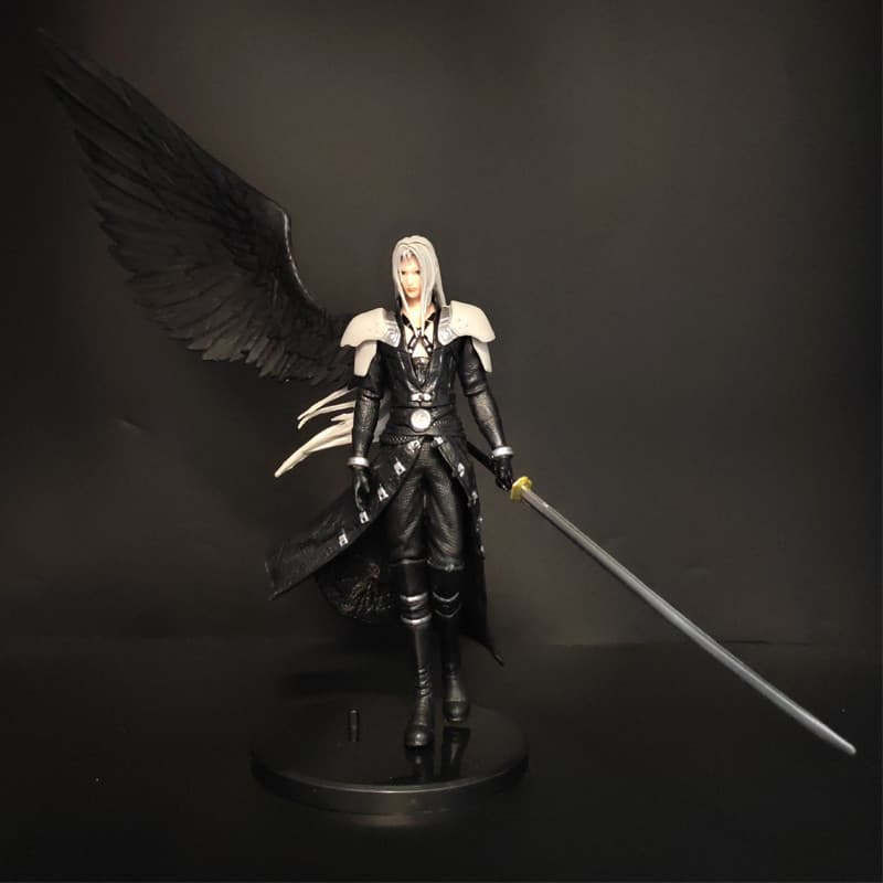 1 peça de 28,5 cm, figura de ação do jogo Final Fantasy VII, Sephiroth, Líder das Forças Especiais, vilão, versão modifi