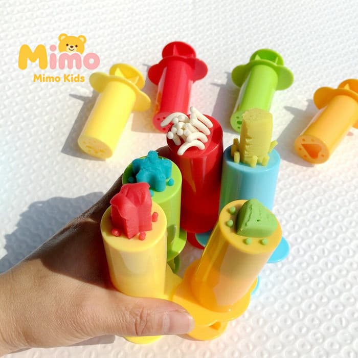 Molde De Plástico Para Kit De Argila De Polímero Star Macaron 5 Unidades/Pacote