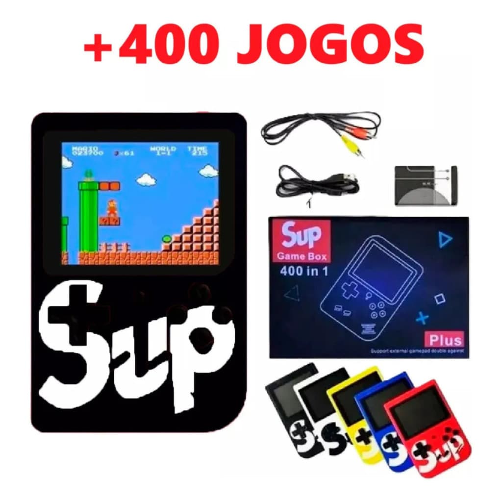 Vídeo Game Mini Sup Portátil + 400 jogos.