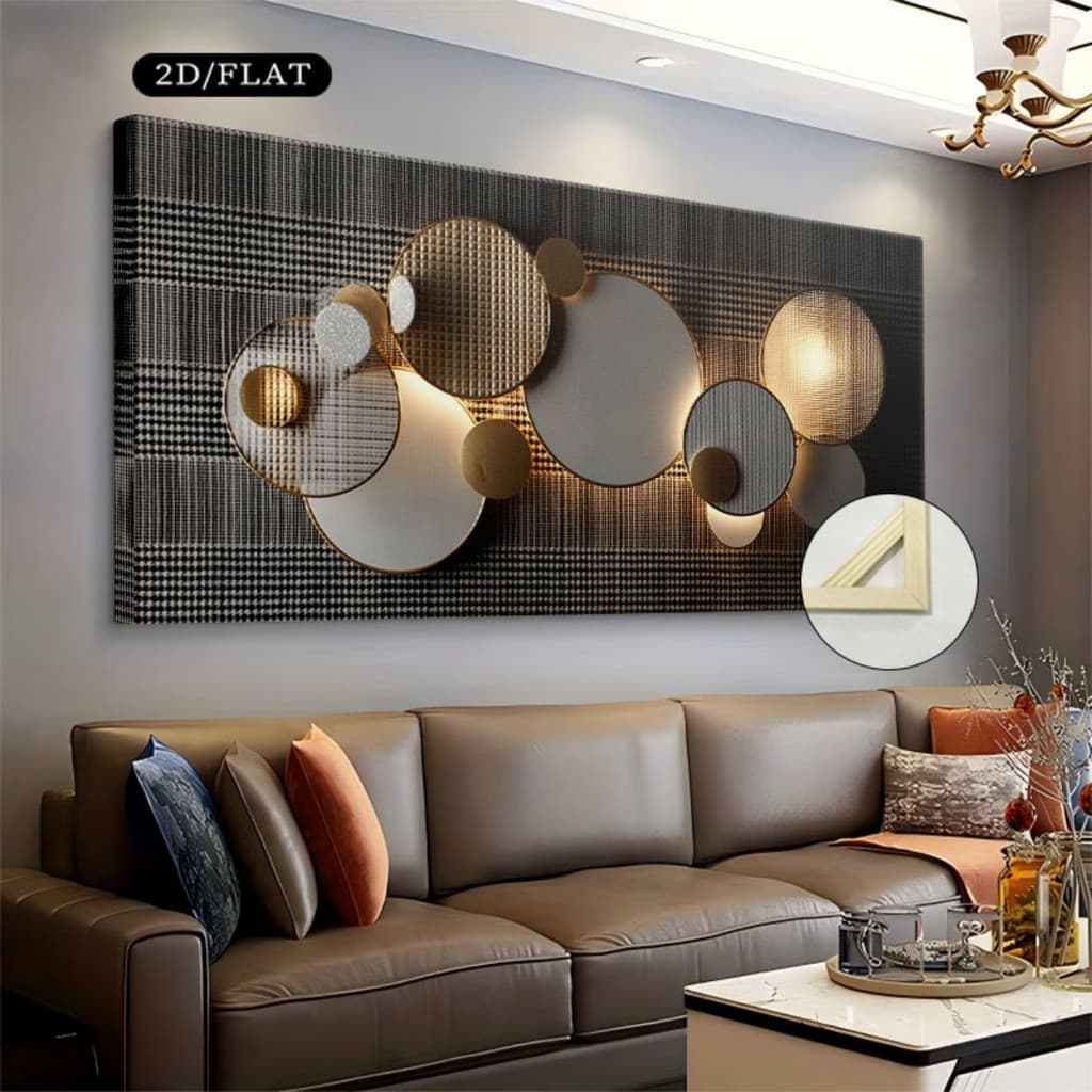 Quadro Decorativo Grande 115x80cm Chique Artístico Sala,Quarto,Copa,consultório,escritório,hall
