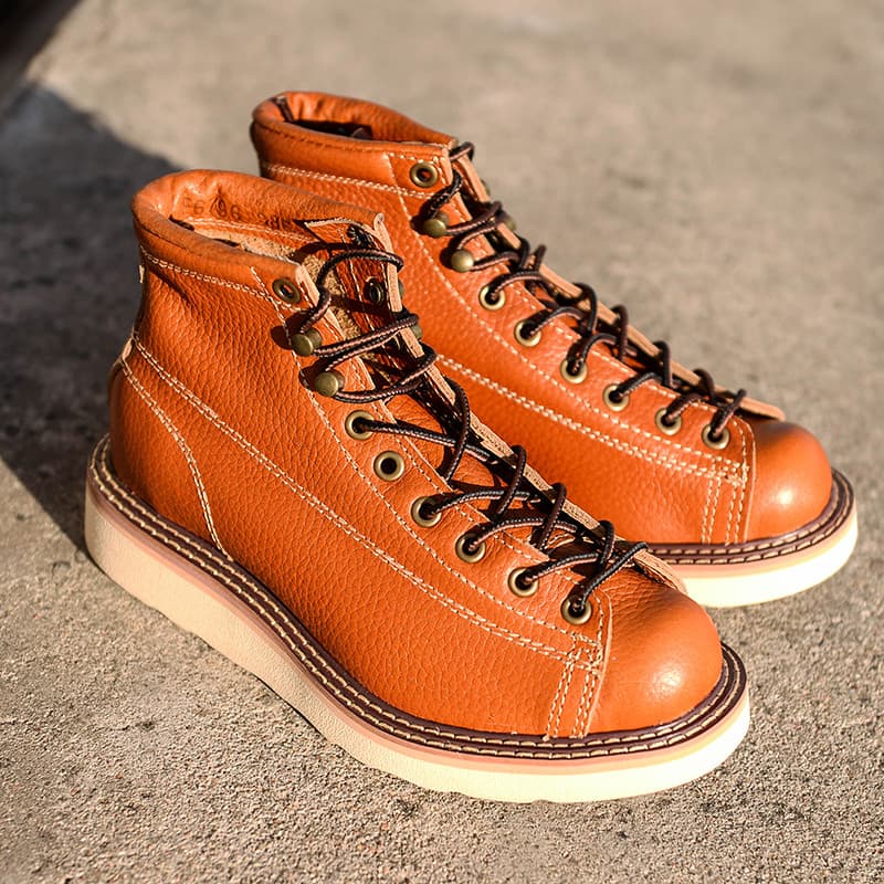 Ami cáqui rosto curto botas gerais de couro genuíno dedo do pé redondo Martin botas Retro Goodyear paraquedista botas br