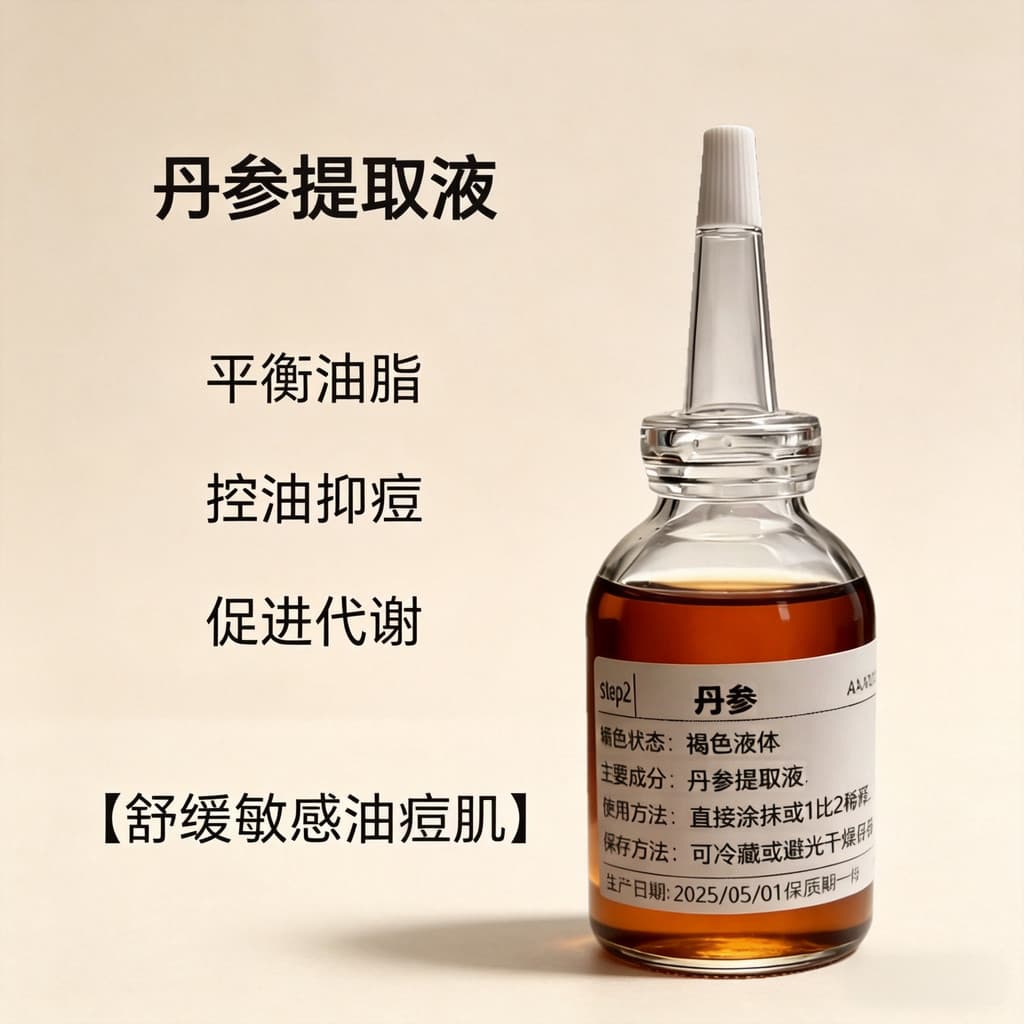 Salvia extrato de planta balanceamento óleo reparação Acne pele melhorando manchas de cor fechamento reparação reparação